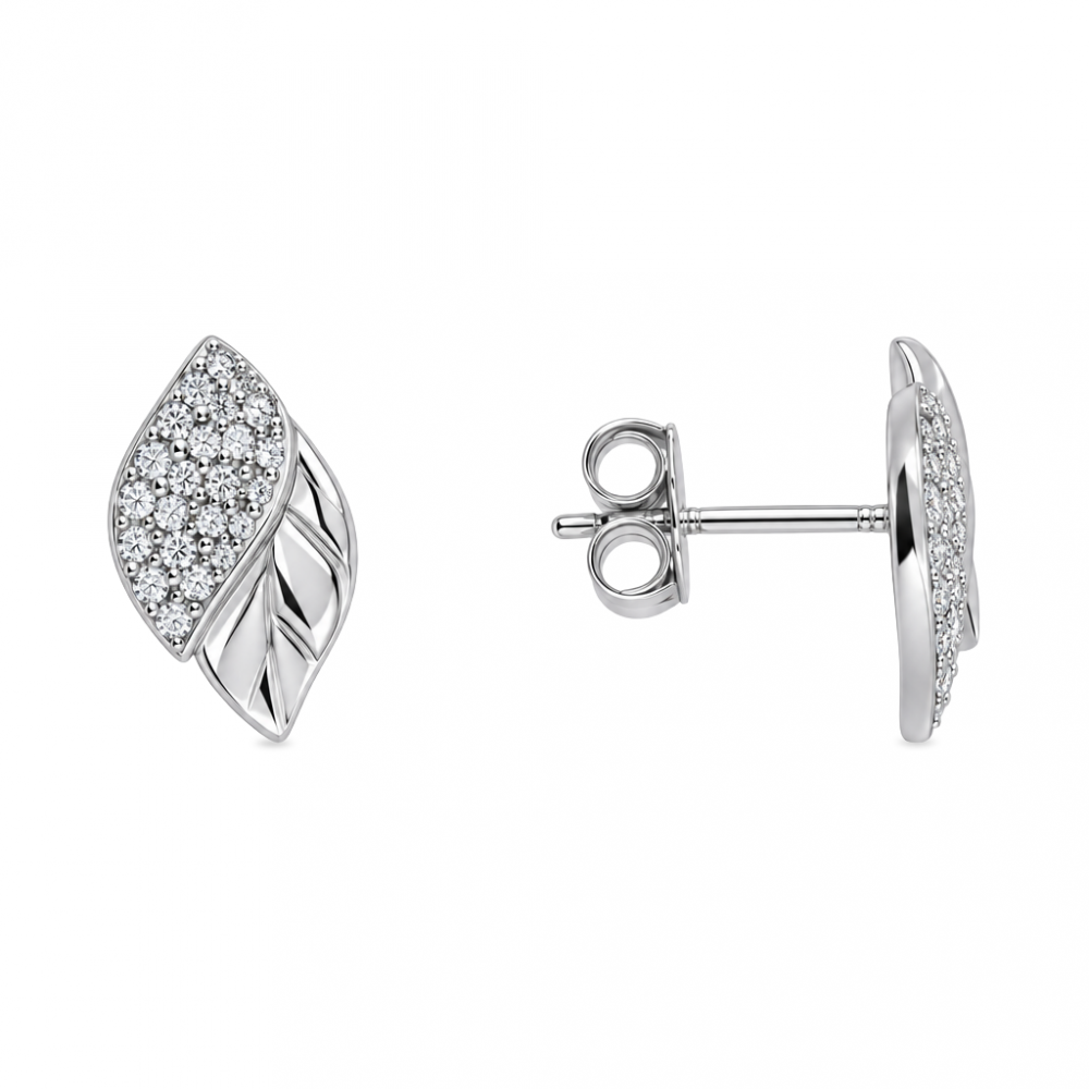 Silver earrings