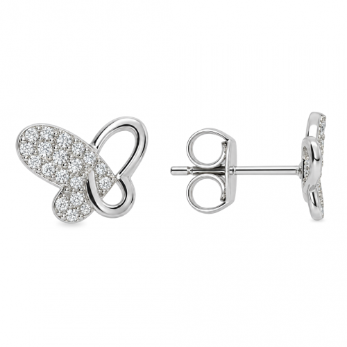 Silver earrings