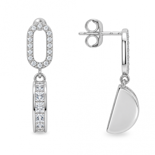 Silver earrings