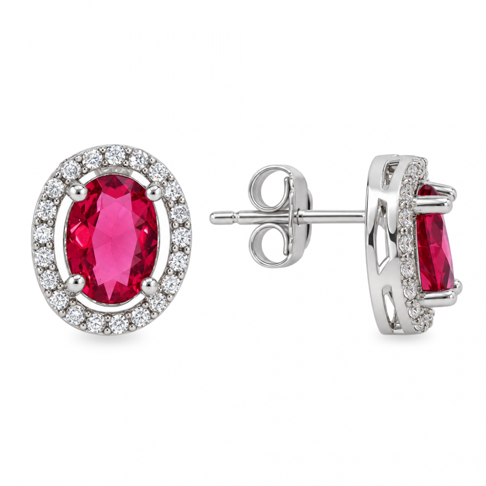 Silver earrings