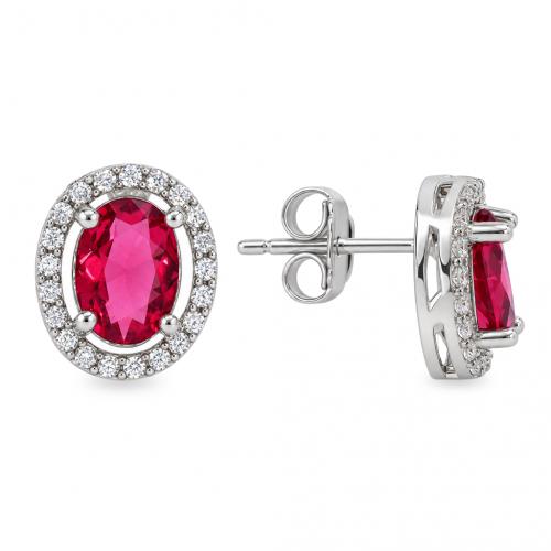 Silver earrings