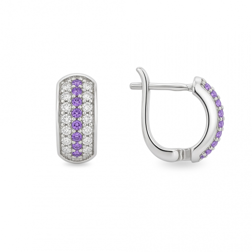Silver earrings