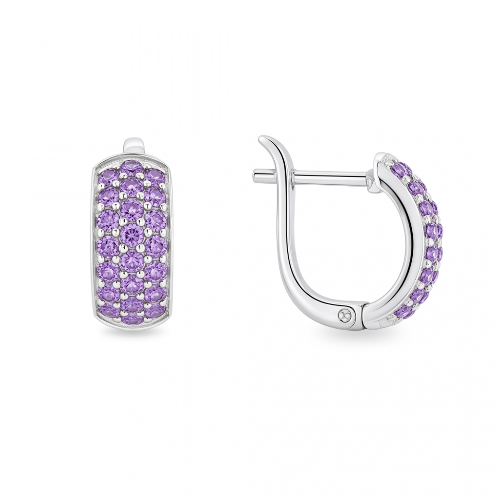 Silver earrings