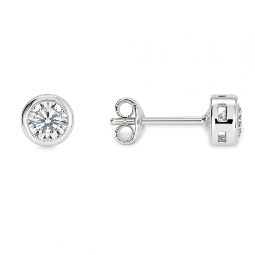 Silver earrings