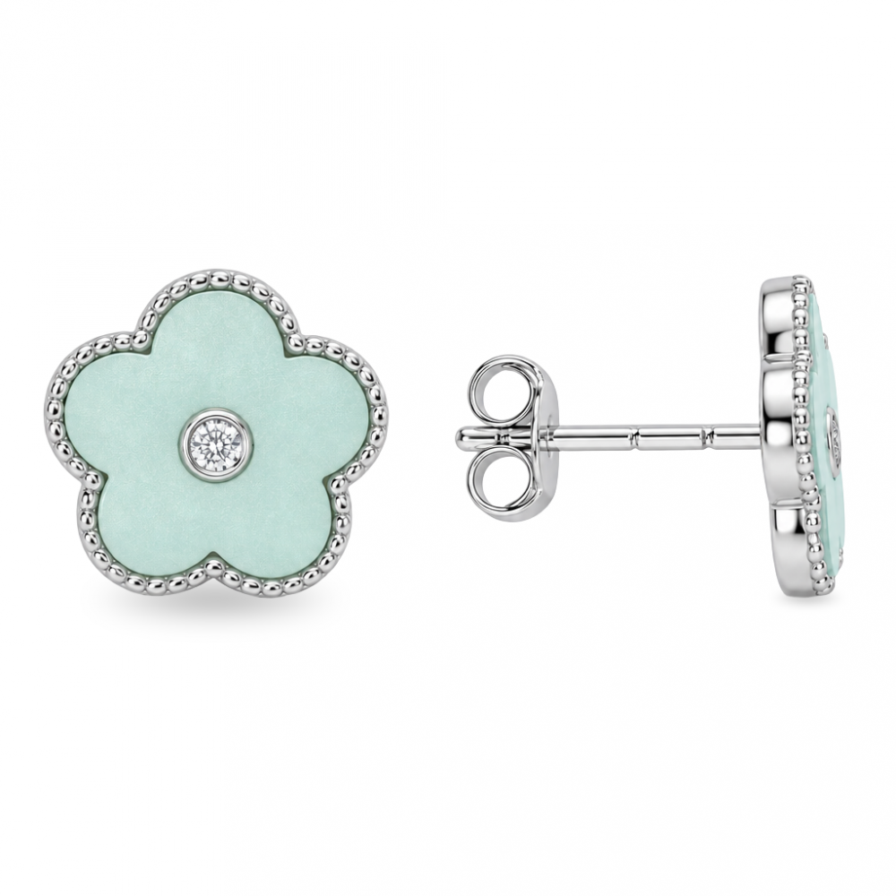 Silver earrings