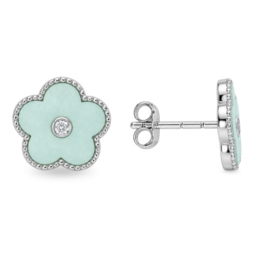 Silver earrings