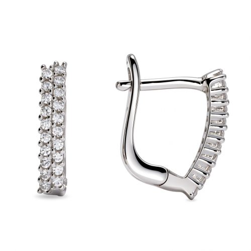 Silver earrings