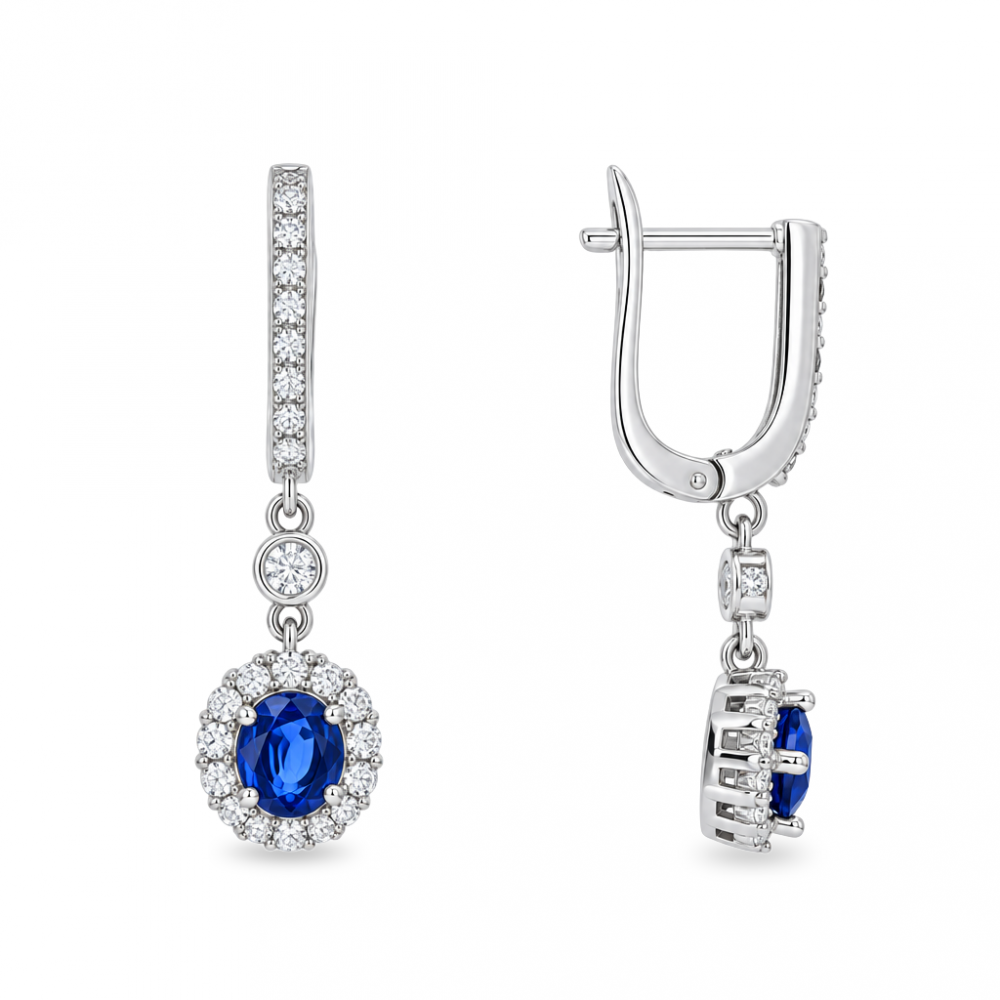 Silver earrings