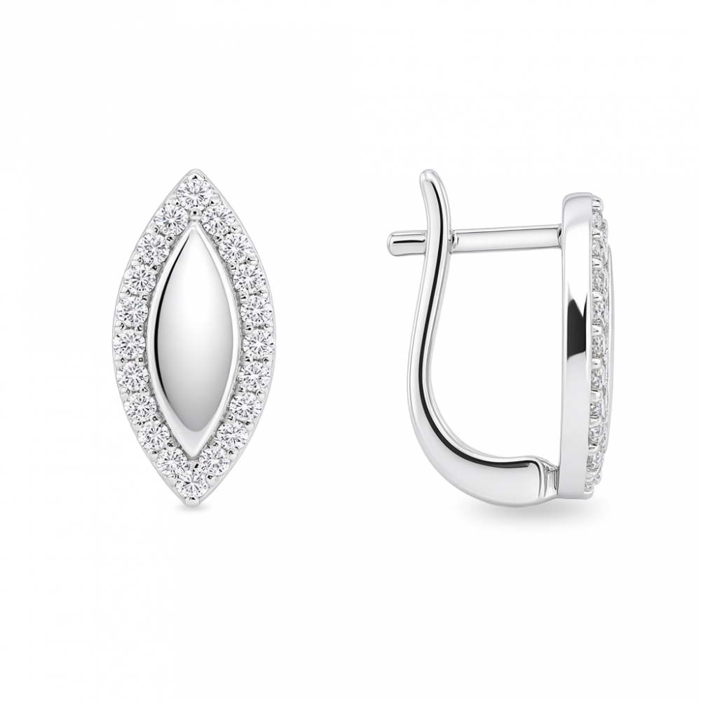 Silver earrings