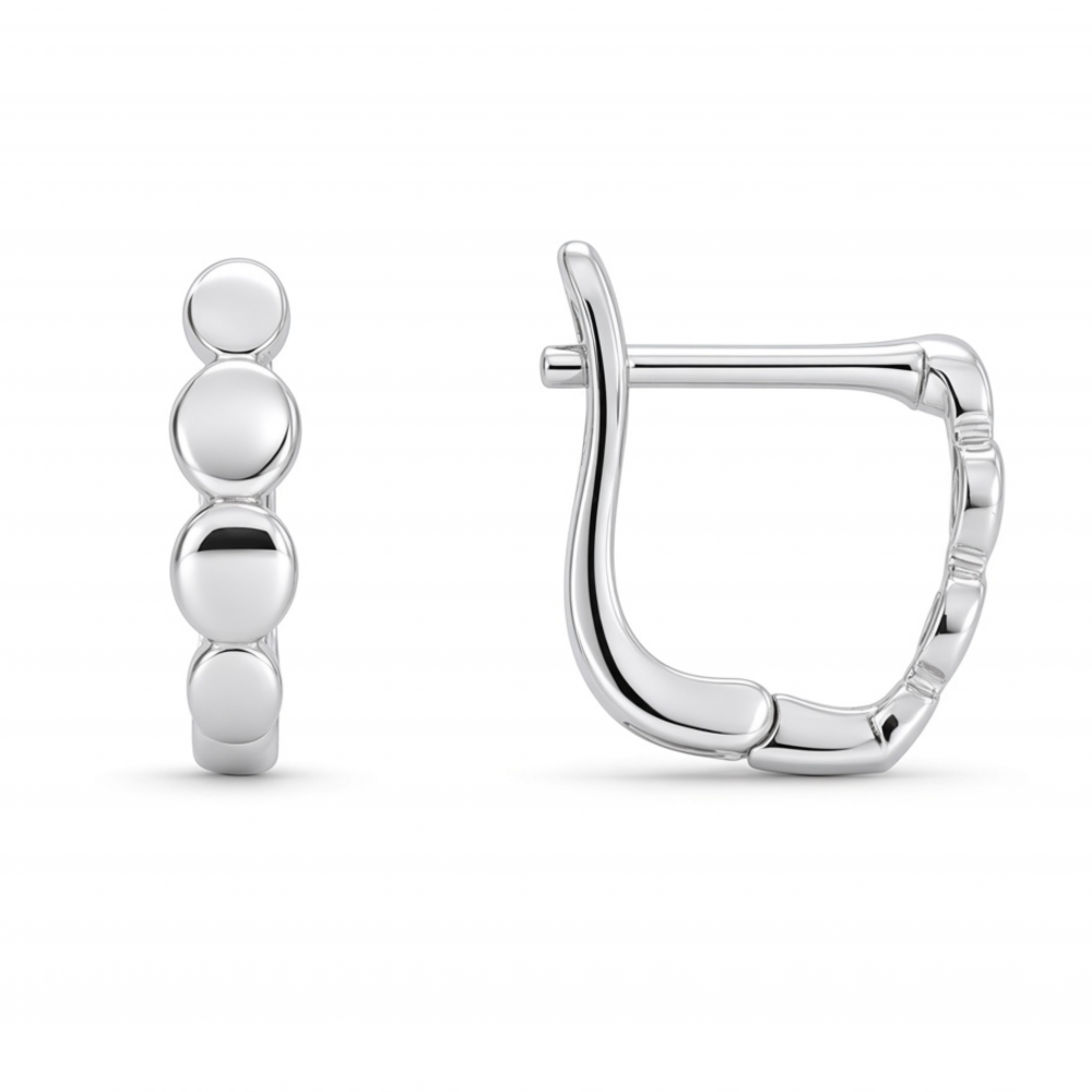 Silver earrings