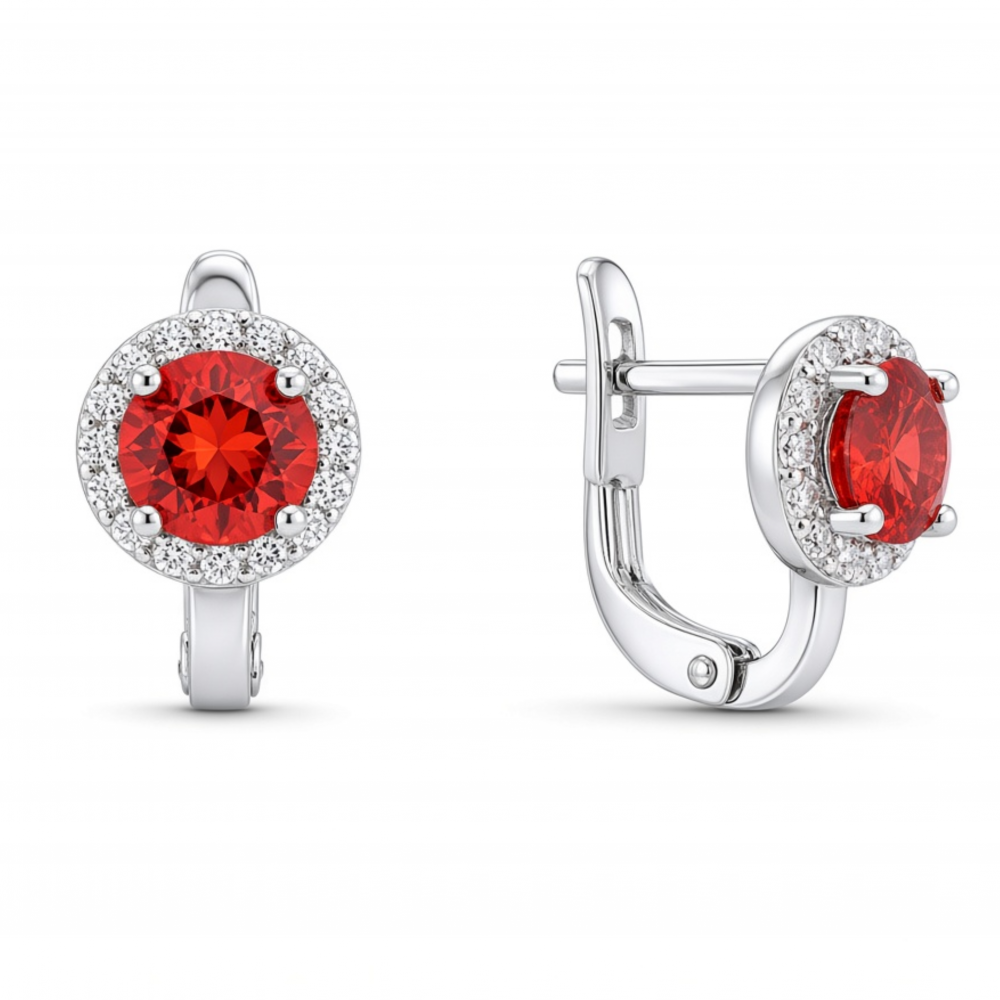 Silver earrings