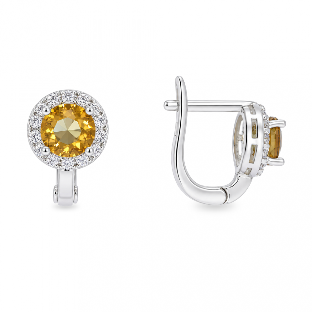 Silver earrings