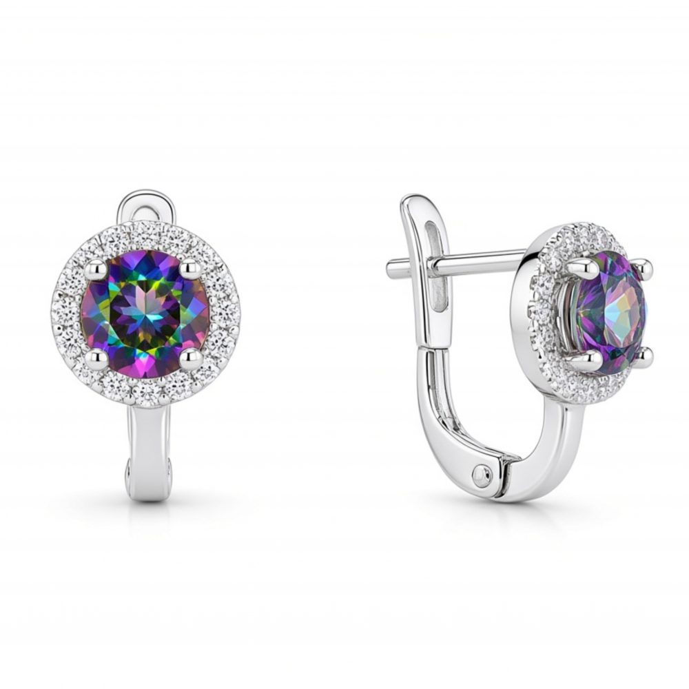 Silver earrings