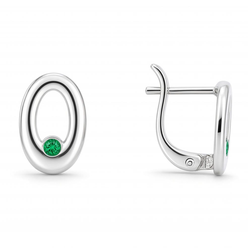 Silver earrings