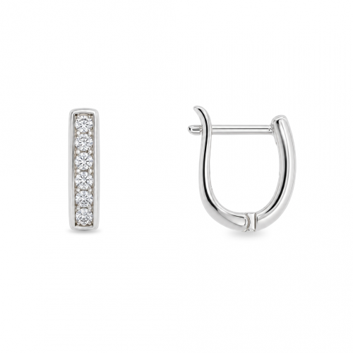 Silver earrings