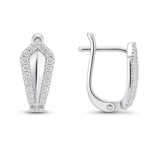 Silver earrings