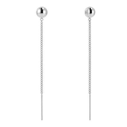 Silver earrings