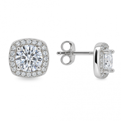 Silver earrings