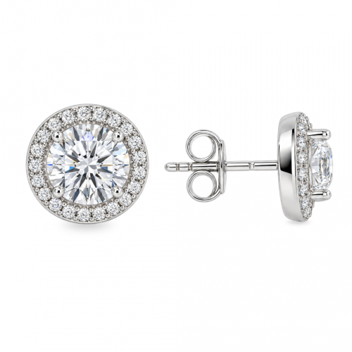 Silver earrings