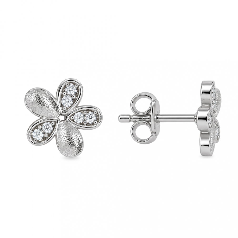 Silver earrings