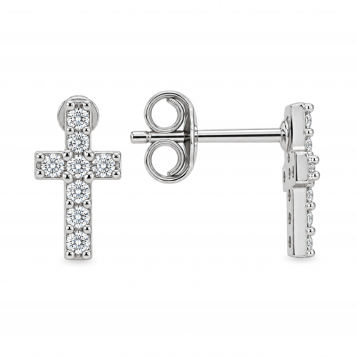 Silver earrings