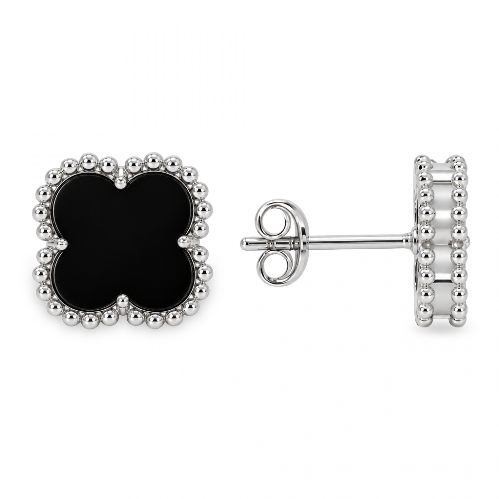 Silver earrings