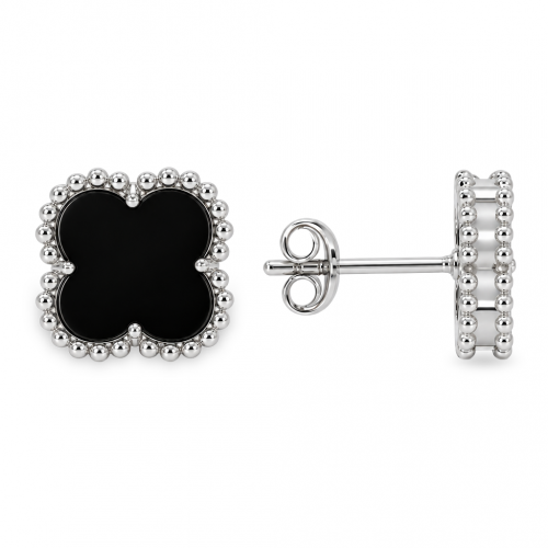 Silver earrings