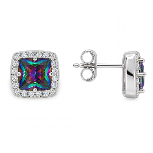 Silver earrings