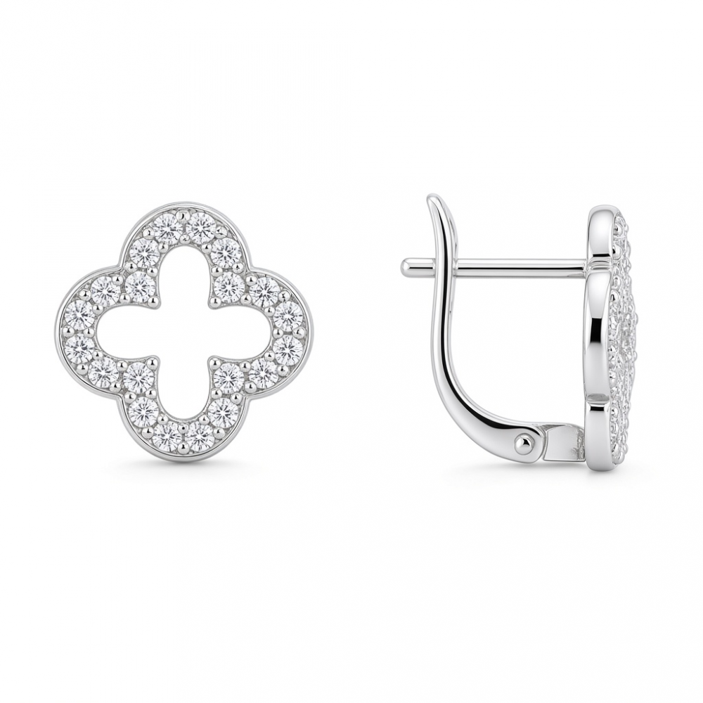 Silver earrings