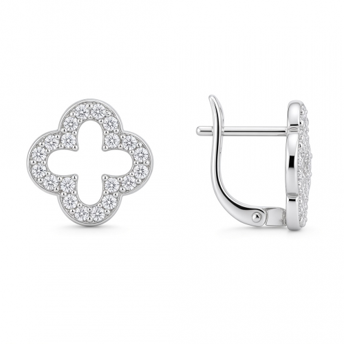Silver earrings