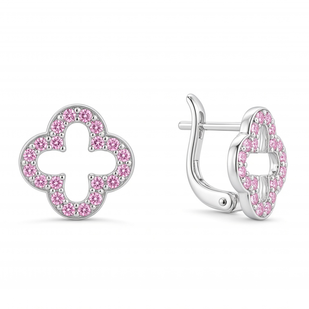 Silver earrings