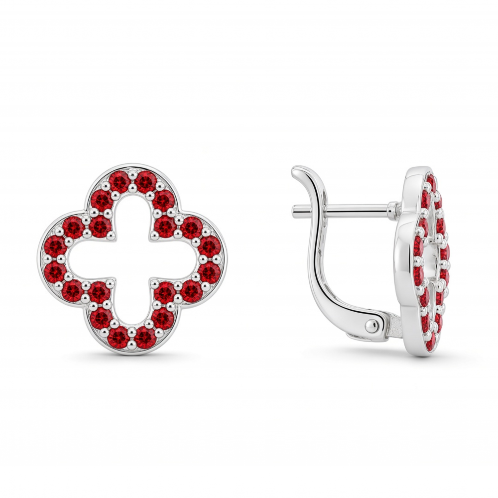 Silver earrings
