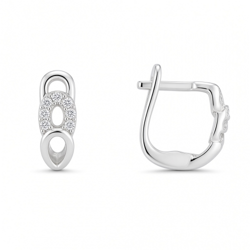 Silver earrings
