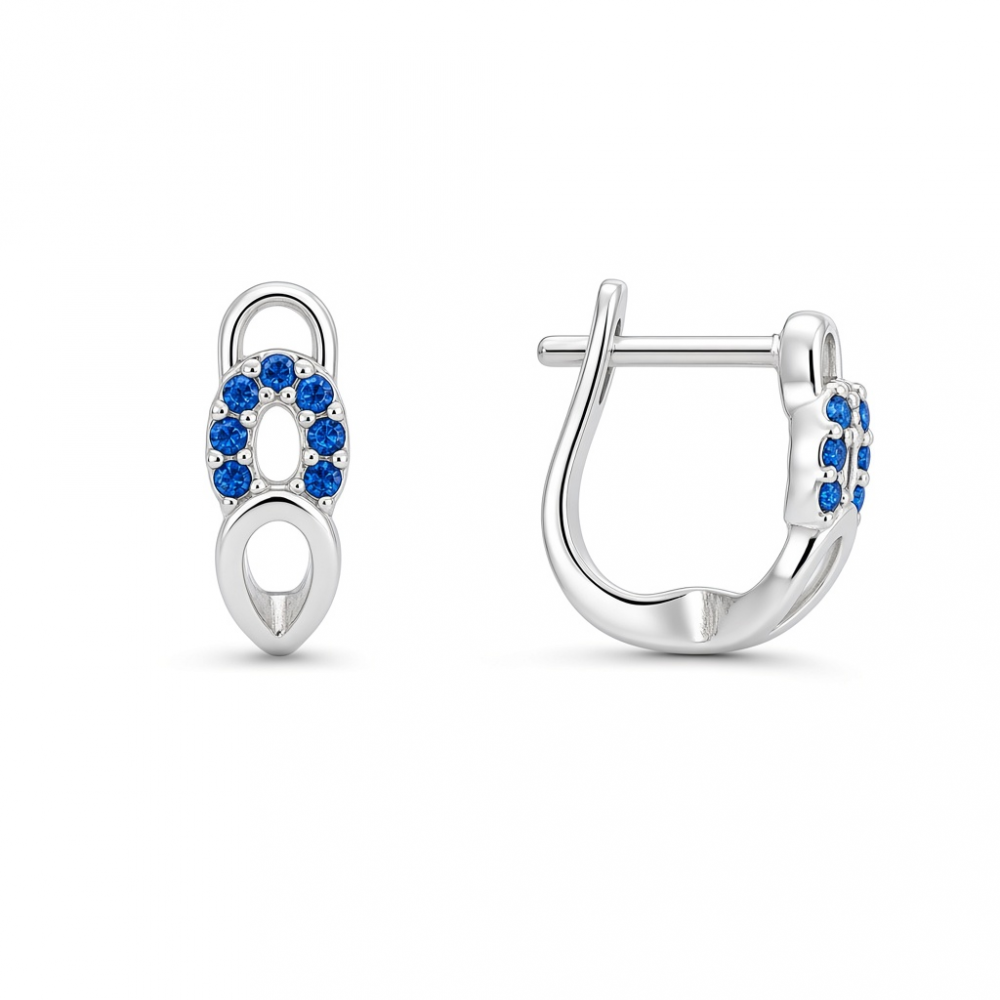 Silver earrings