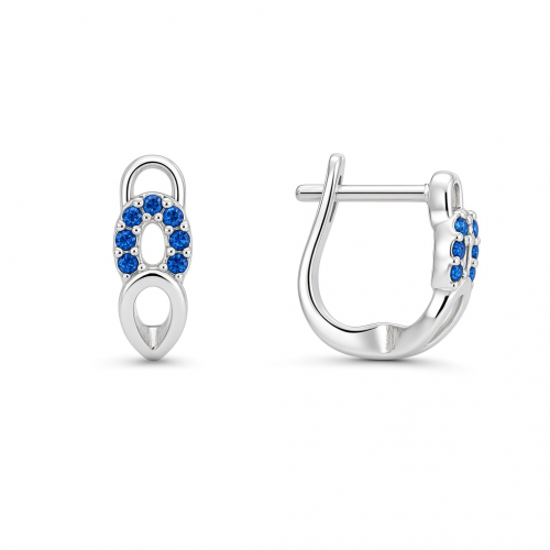 Silver earrings