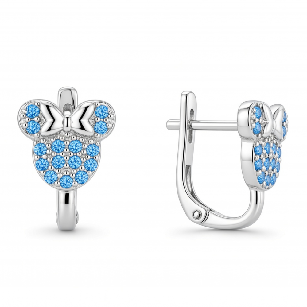 Серебряные детские серьги
