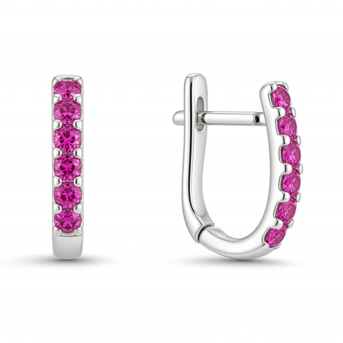 Silver earrings