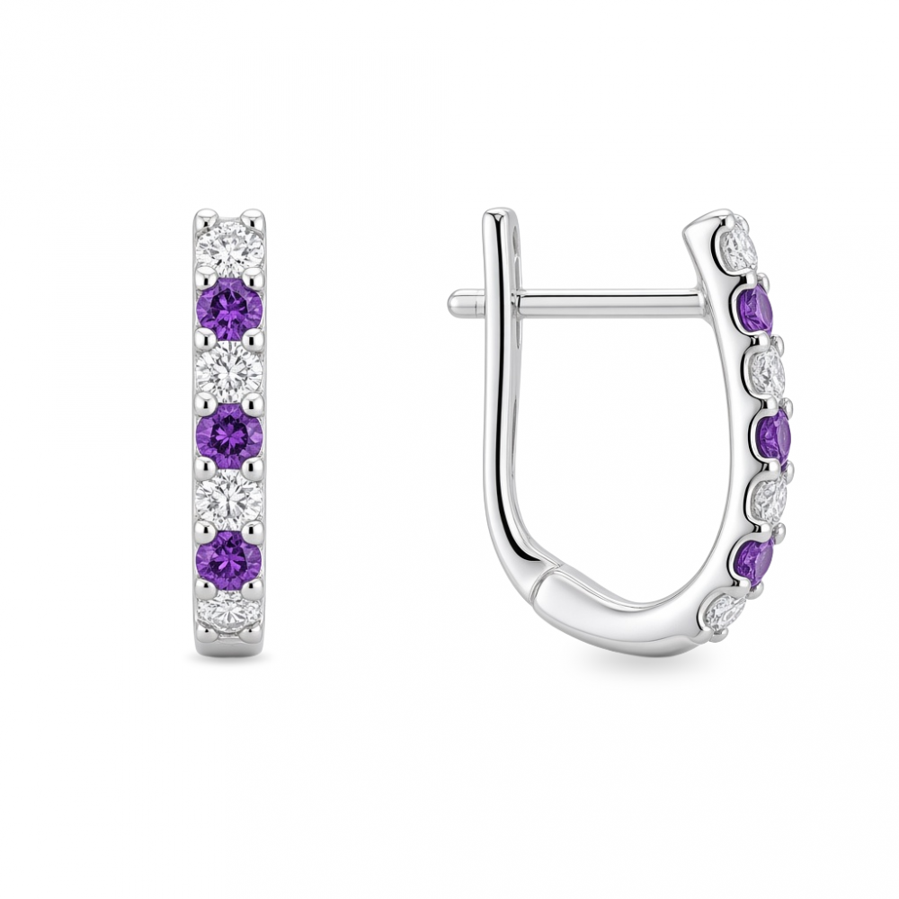 Silver earrings