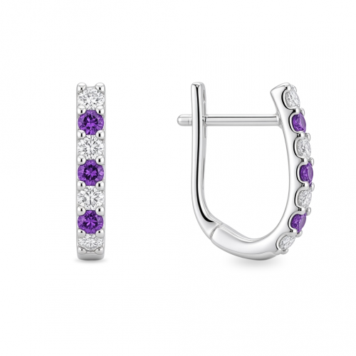 Silver earrings