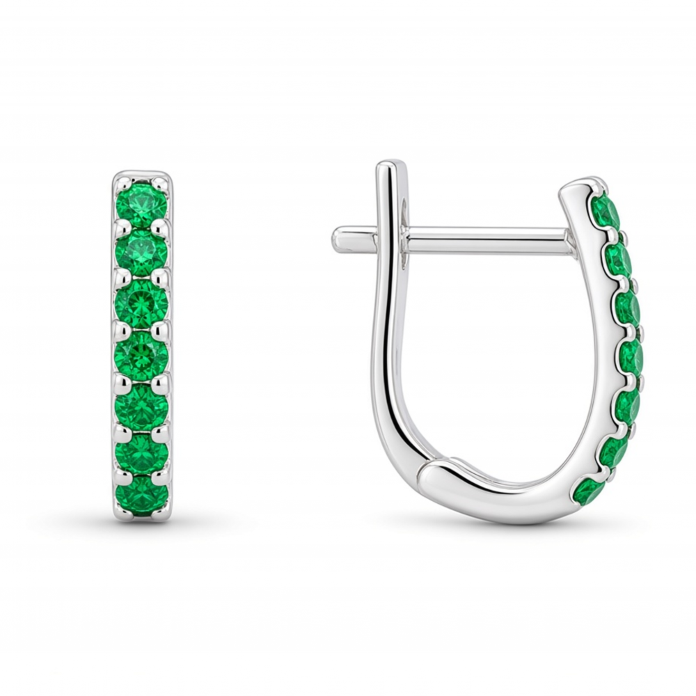 Silver earrings