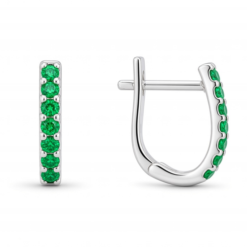 Silver earrings