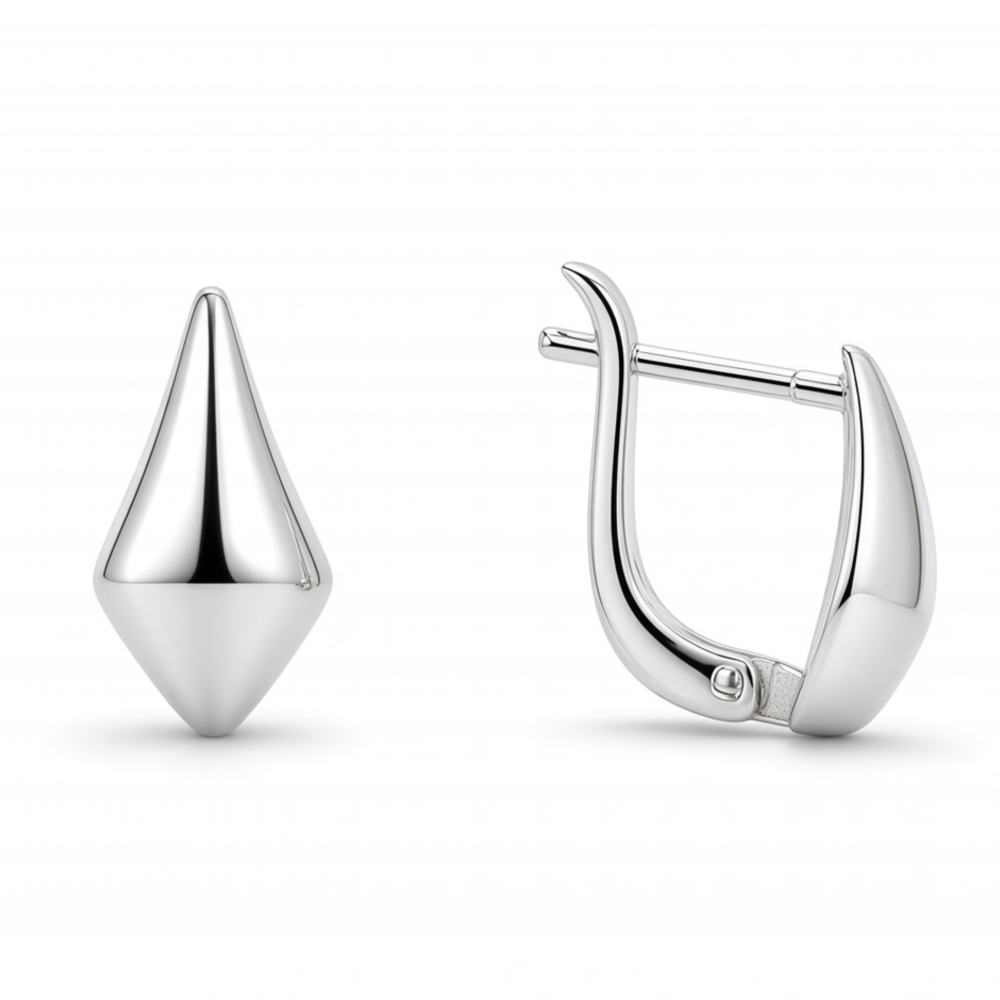 Silver earrings