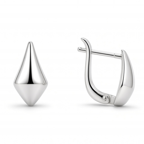 Silver earrings