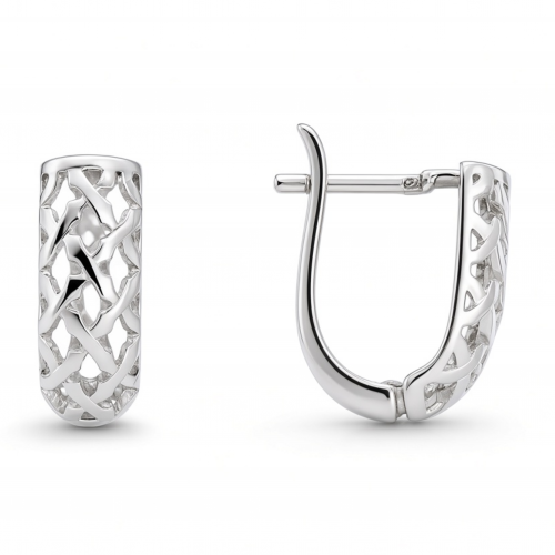 Silver earrings