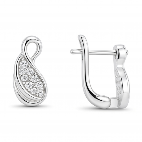 Silver earrings