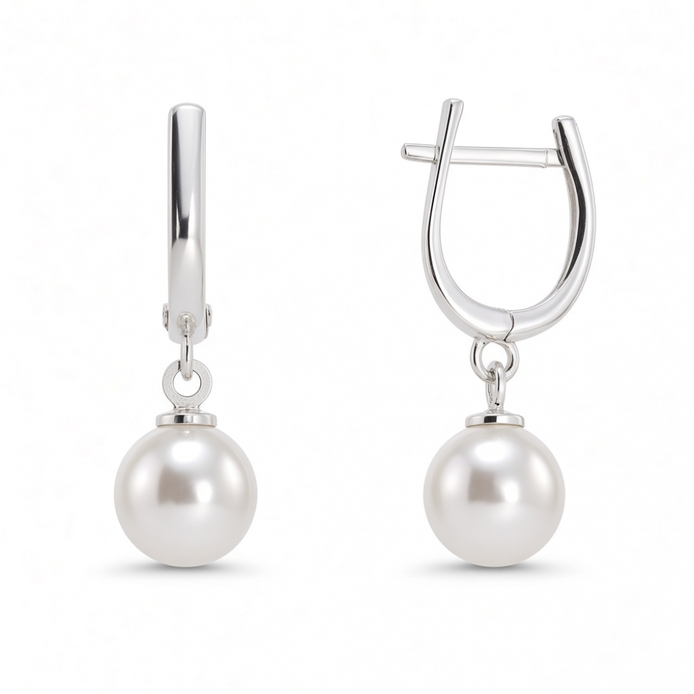 Silver earrings