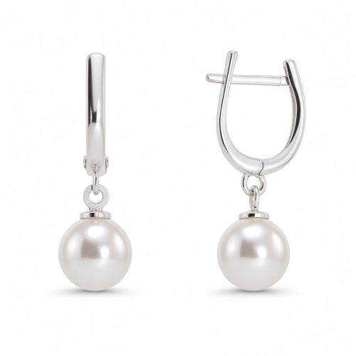 Silver earrings