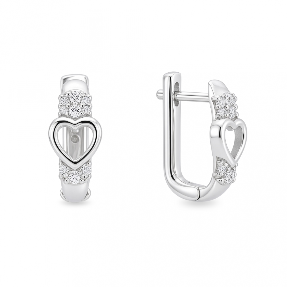 Серебряные детские серьги