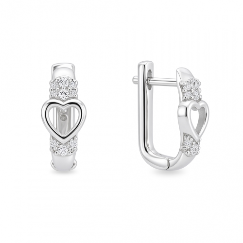 Серебряные детские серьги