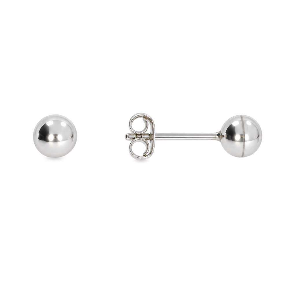 Silver earrings